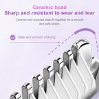 Women Electric Shaver Razor Trimmer, 2 In 1 Electric Shaver for Women, IPX7 Waterproof Dual Head Lady Shaver ,Painless Hair Remover, Facial Hair Removal for Women for Eyebrows, Lips and Body